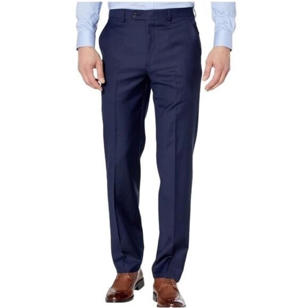Lauren Ralph Lauren Edgewood wool blend navy suit trouser pants - 34x30 - NWT
